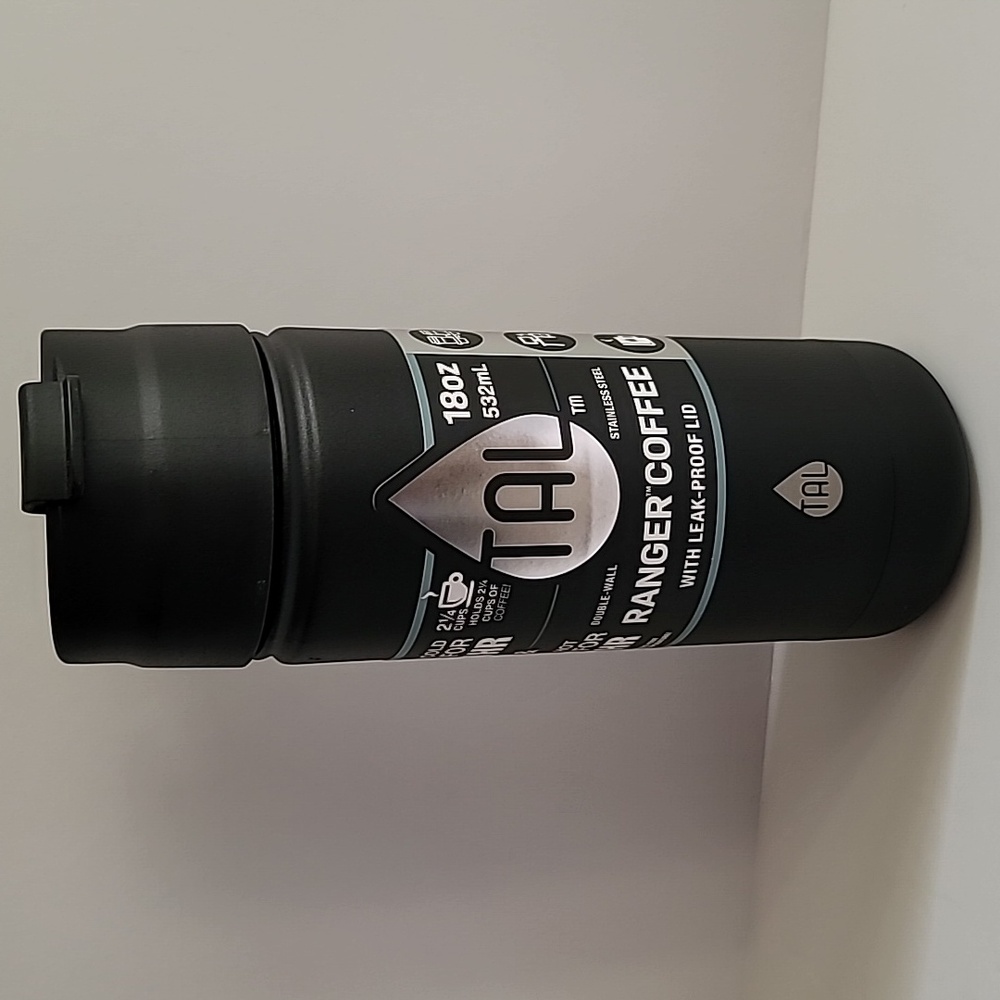 Core Home insulated travel mug insulated black stainless steel interior 18oz
